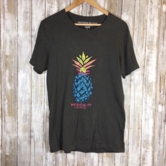 Comfort Colors Tops - Waters Bluff Grey Pineapple Tee
